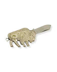 Brass Animal Pocket Knife - Buffalo