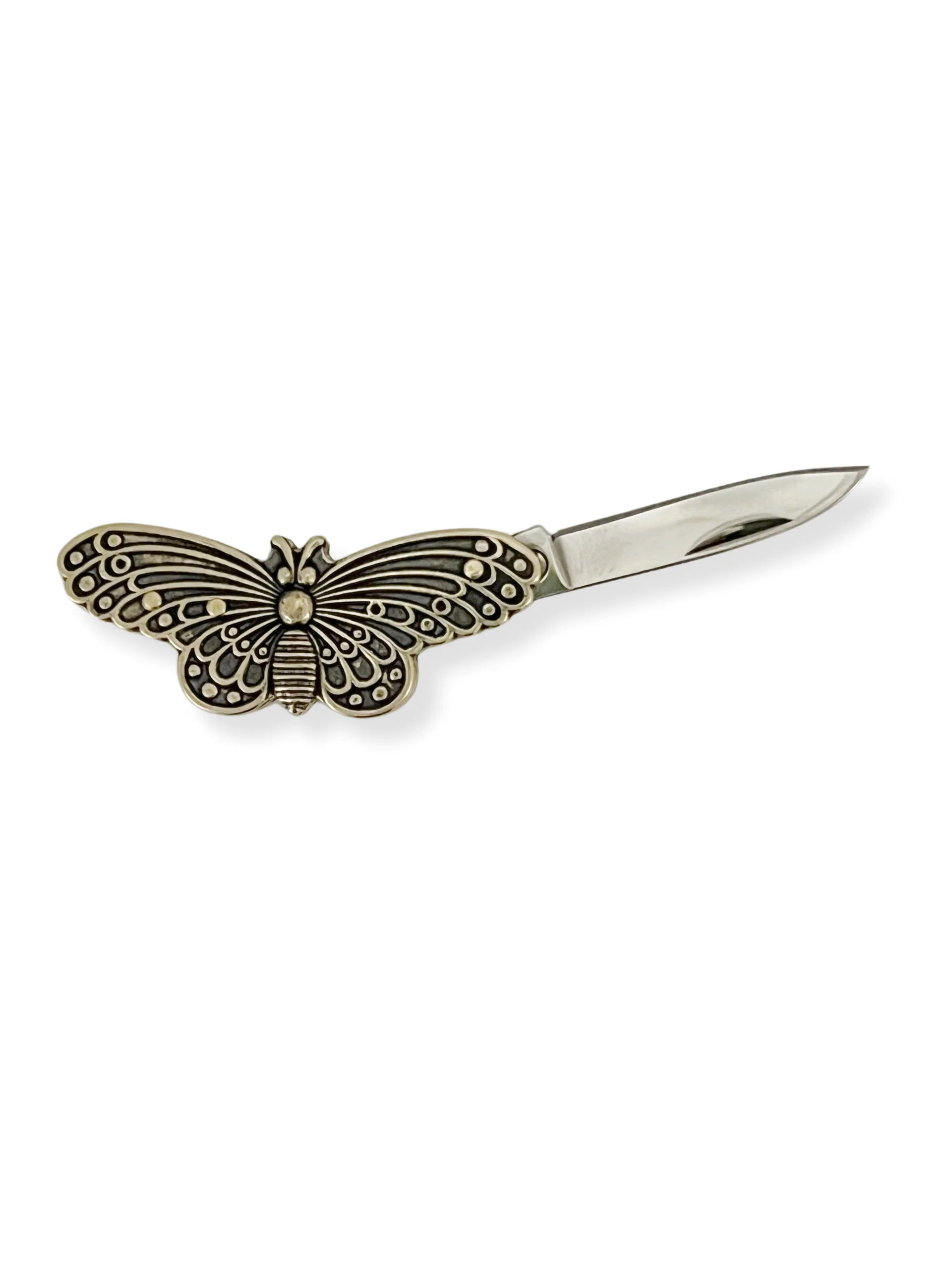 Brass Animal Pocket Knife - Butterfly