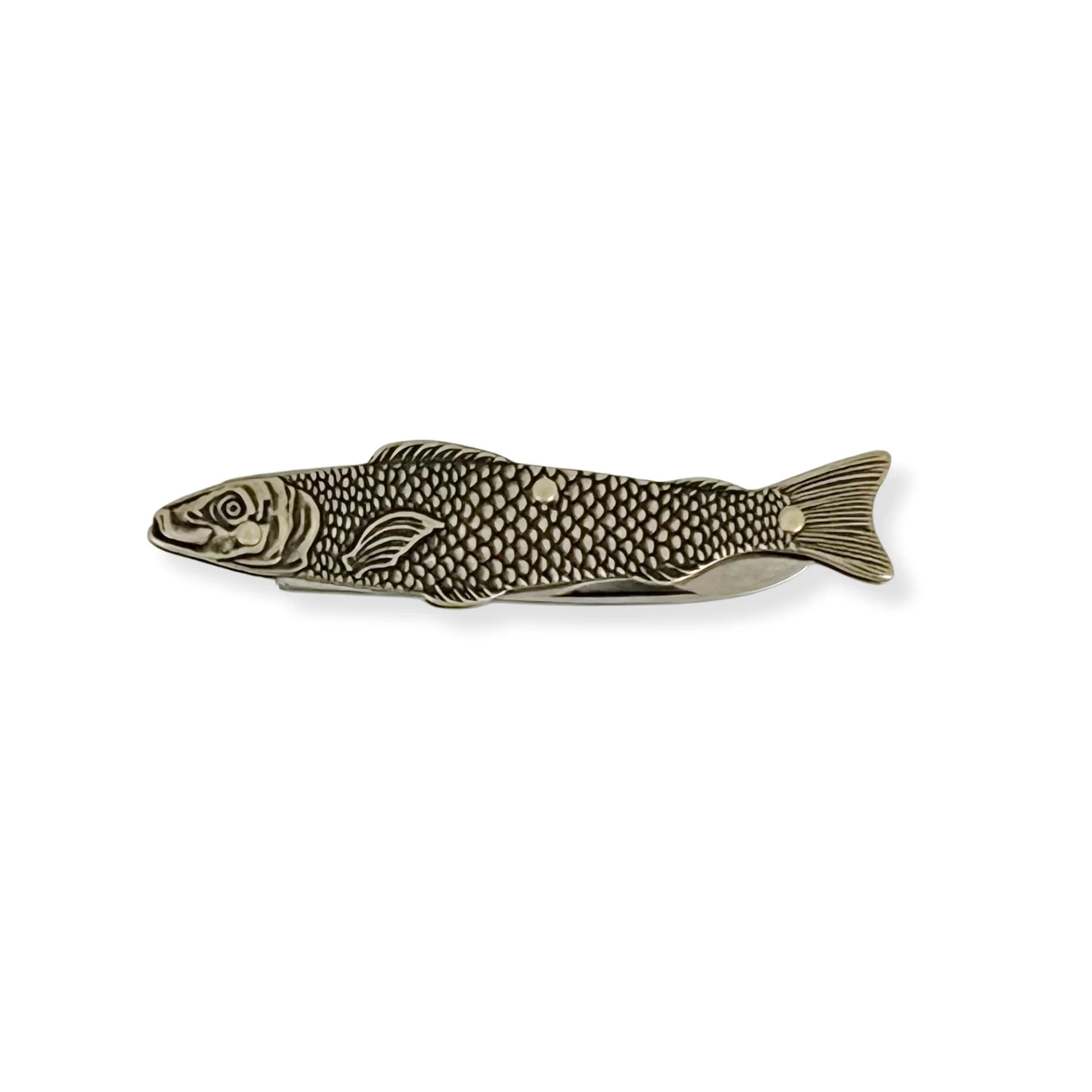 Brass Animal Pocket Knife - Fish