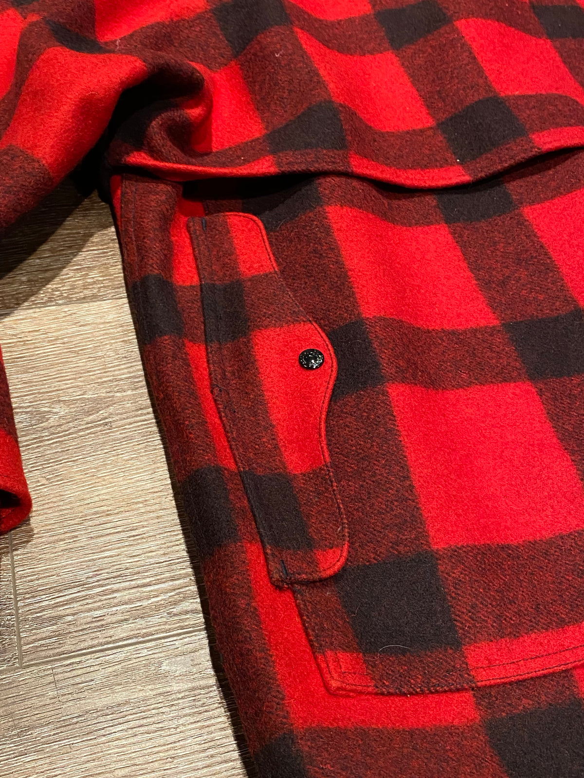 Vintage Filson Double Mackinaw Wool Buffalo Plaid Cruiser Jacket (46)