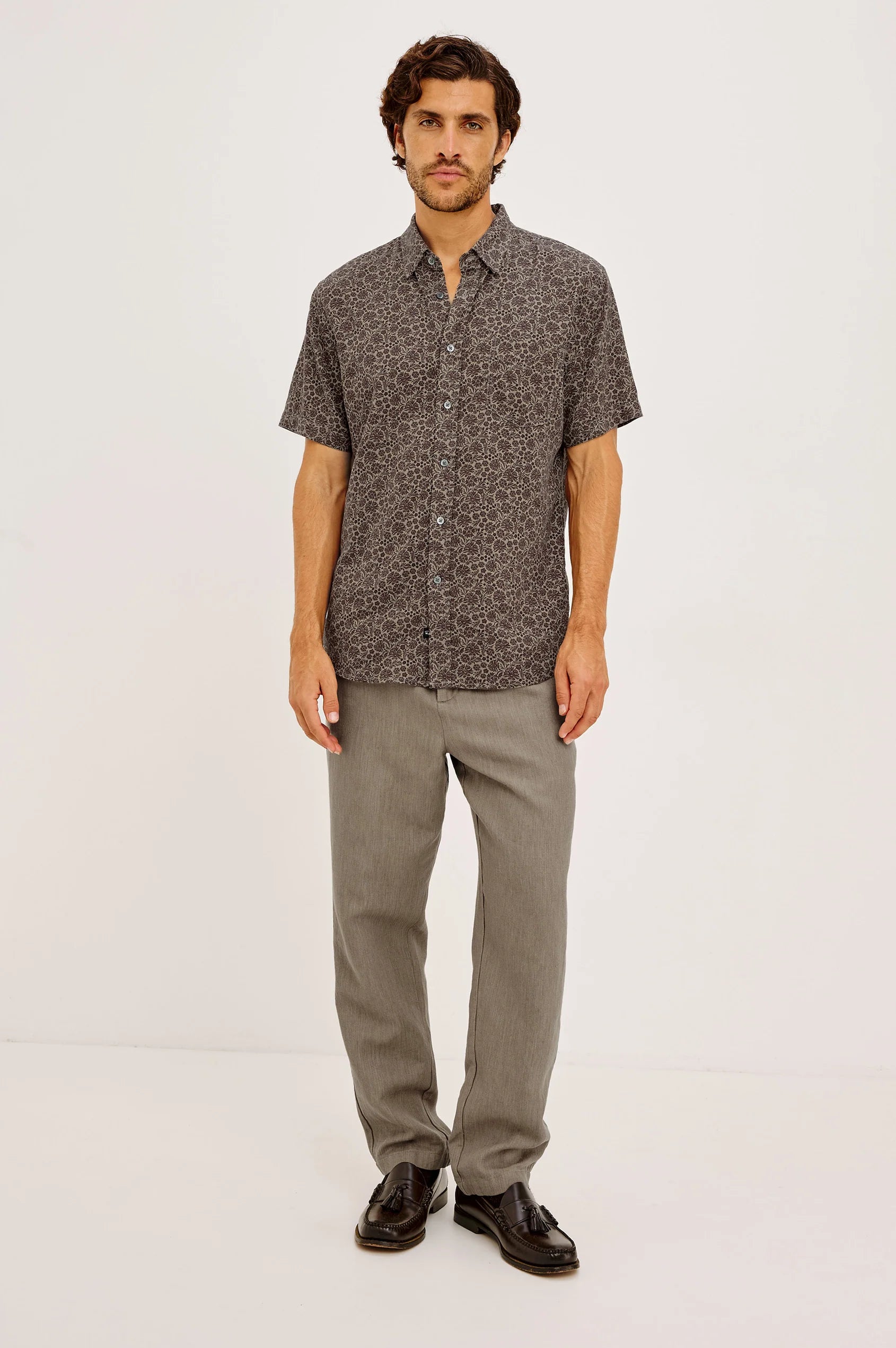 Carson Shirt - Red Rock Floral