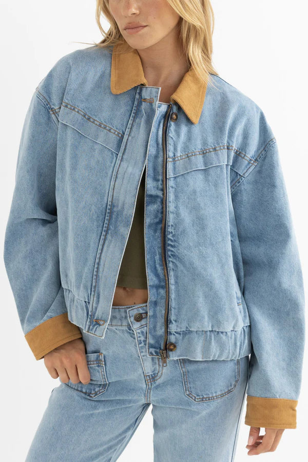 Mila Insulated Denim Jacket