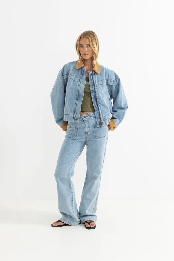 Mila Insulated Denim Jacket