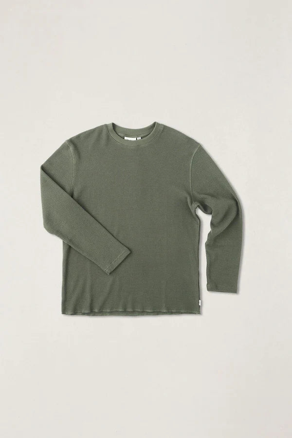Classic Waffle Knit - Forest Green