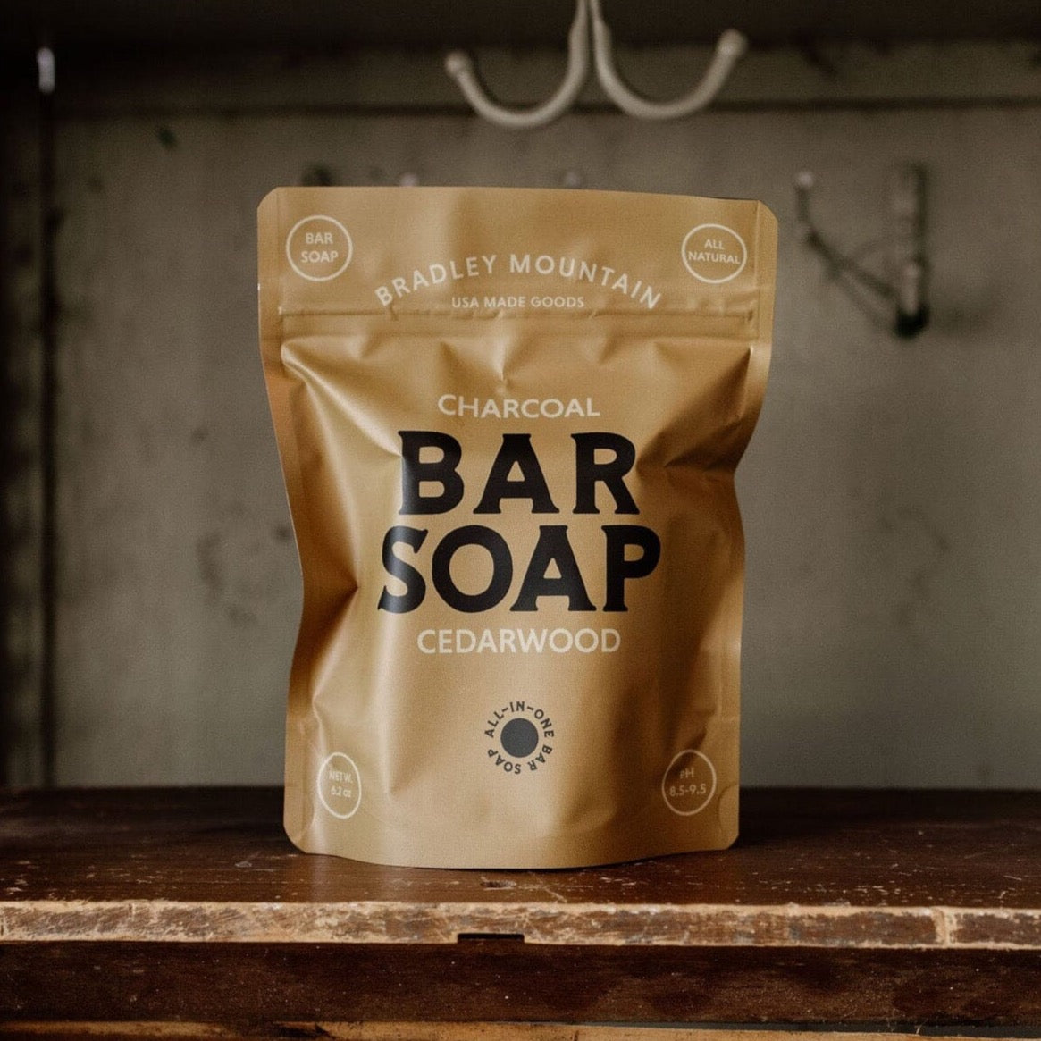 Charcoal Bar Soap - Cedarwood