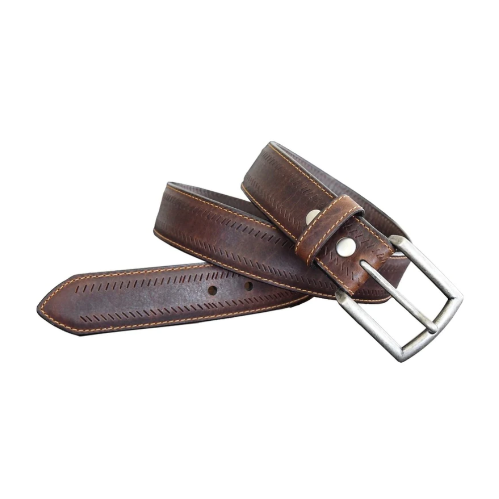 Vintage Bison Driggs Leather Belt