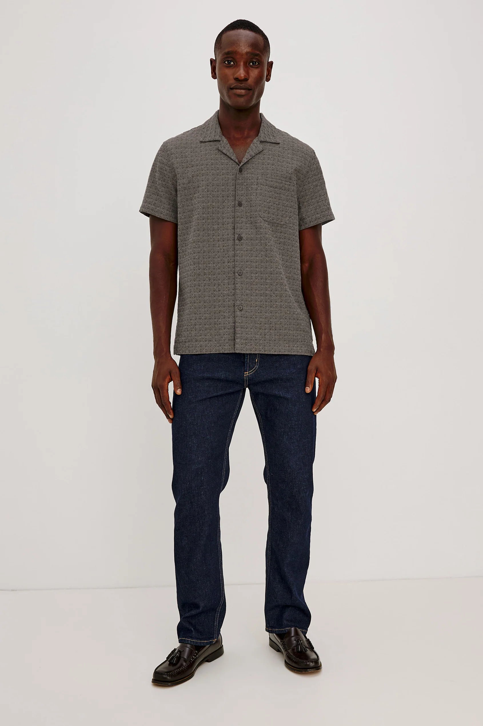Davis Shirt - Coffee Jupe