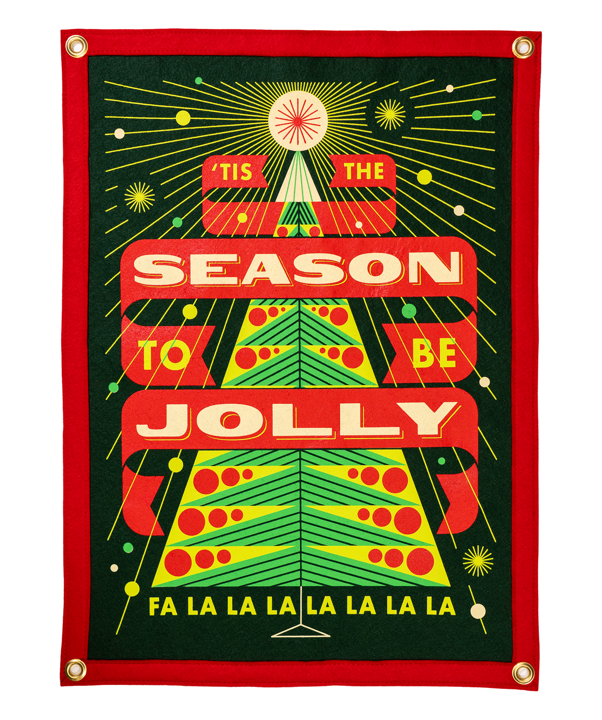 Tis the Season To Be Jolly Camp Flag • Invisible Creature x Oxford Pennant