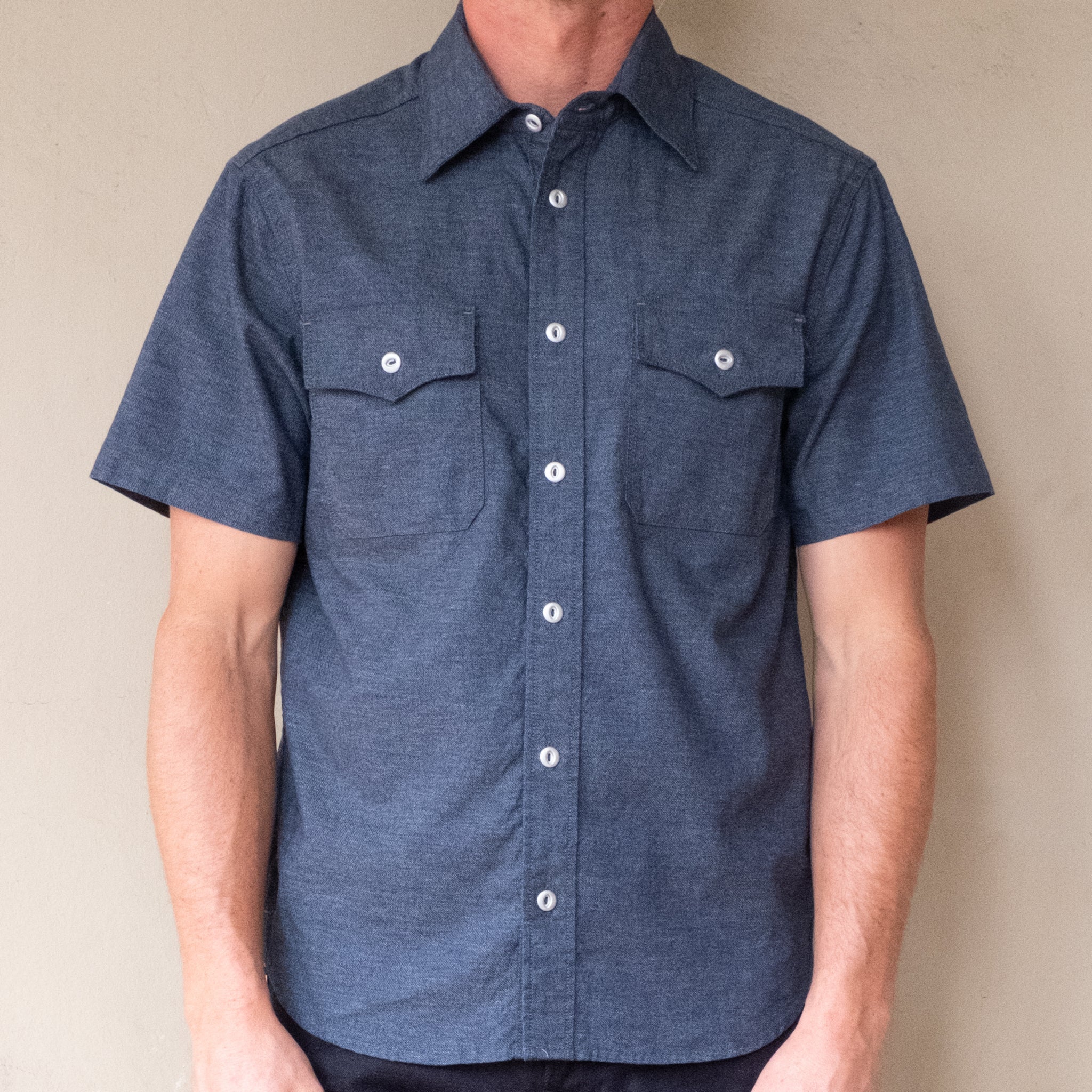 SCOUT S/S NAVY CHAMBRAY