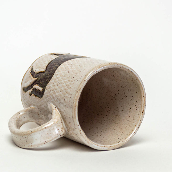 Brown Horse White 14 oz Mug