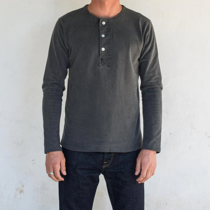 Freenote 13 Ounce Henley L/S Midnight