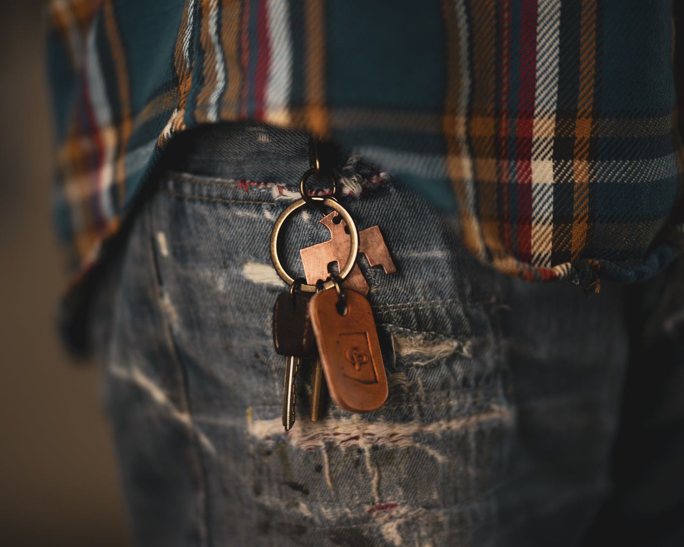 Cave + Post Keychain