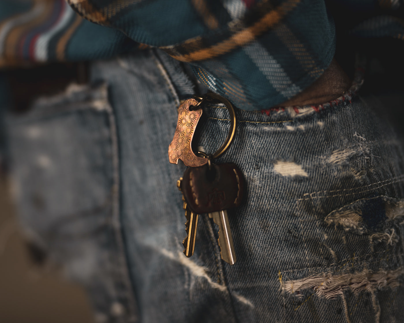 Cave + Post Keychain