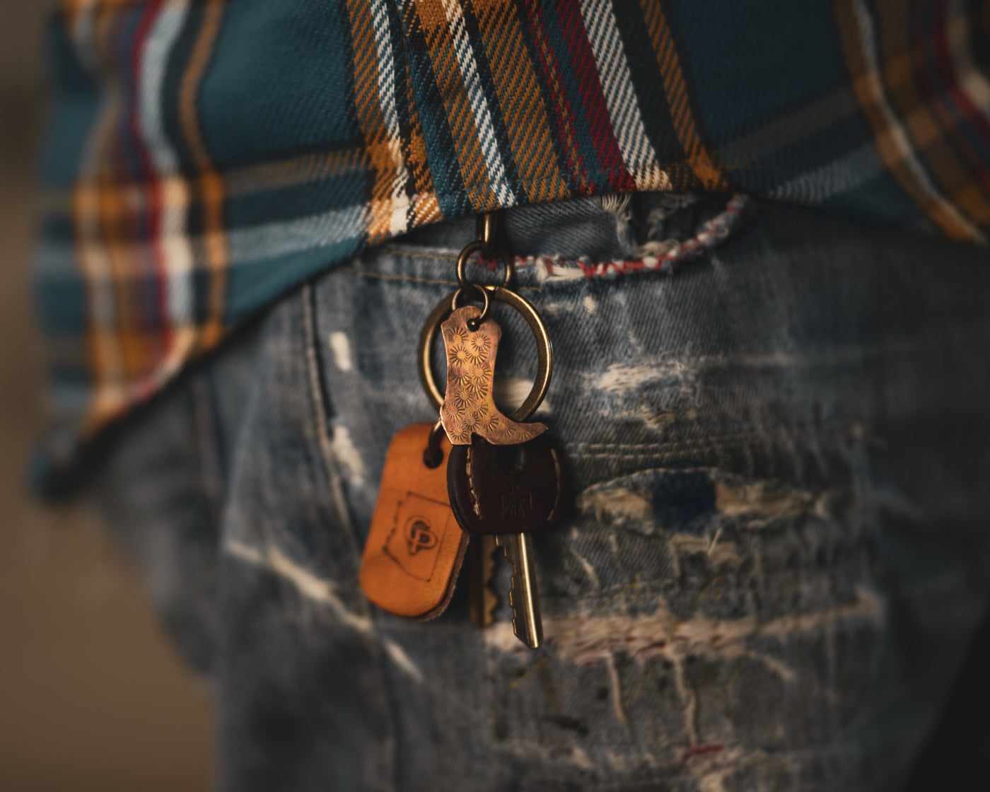 Cave + Post Keychain