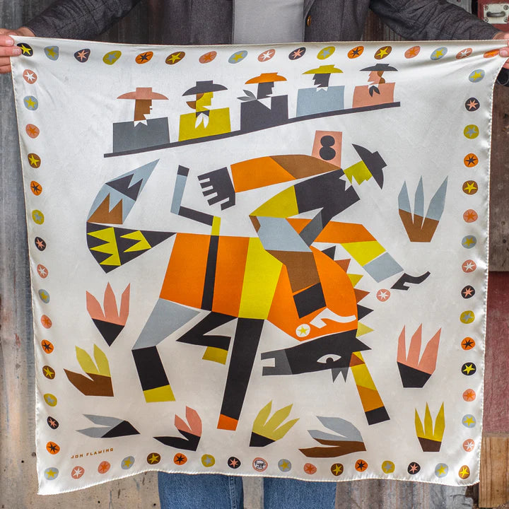 BRONC RIDER SCARF - LONG TALL
