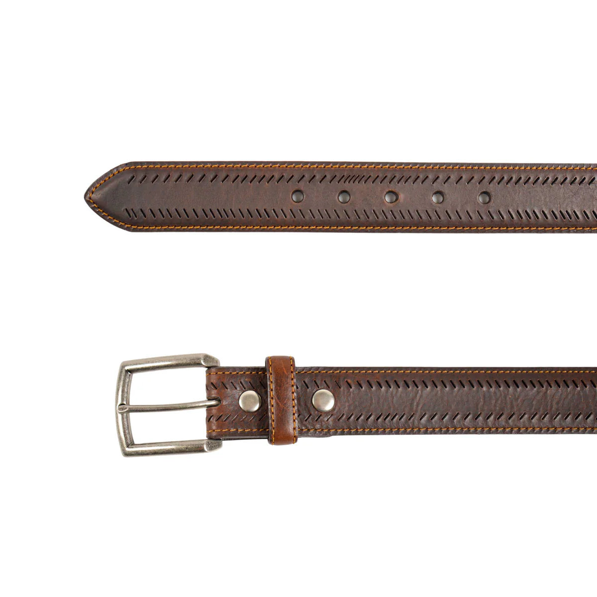 Vintage Bison Driggs Leather Belt
