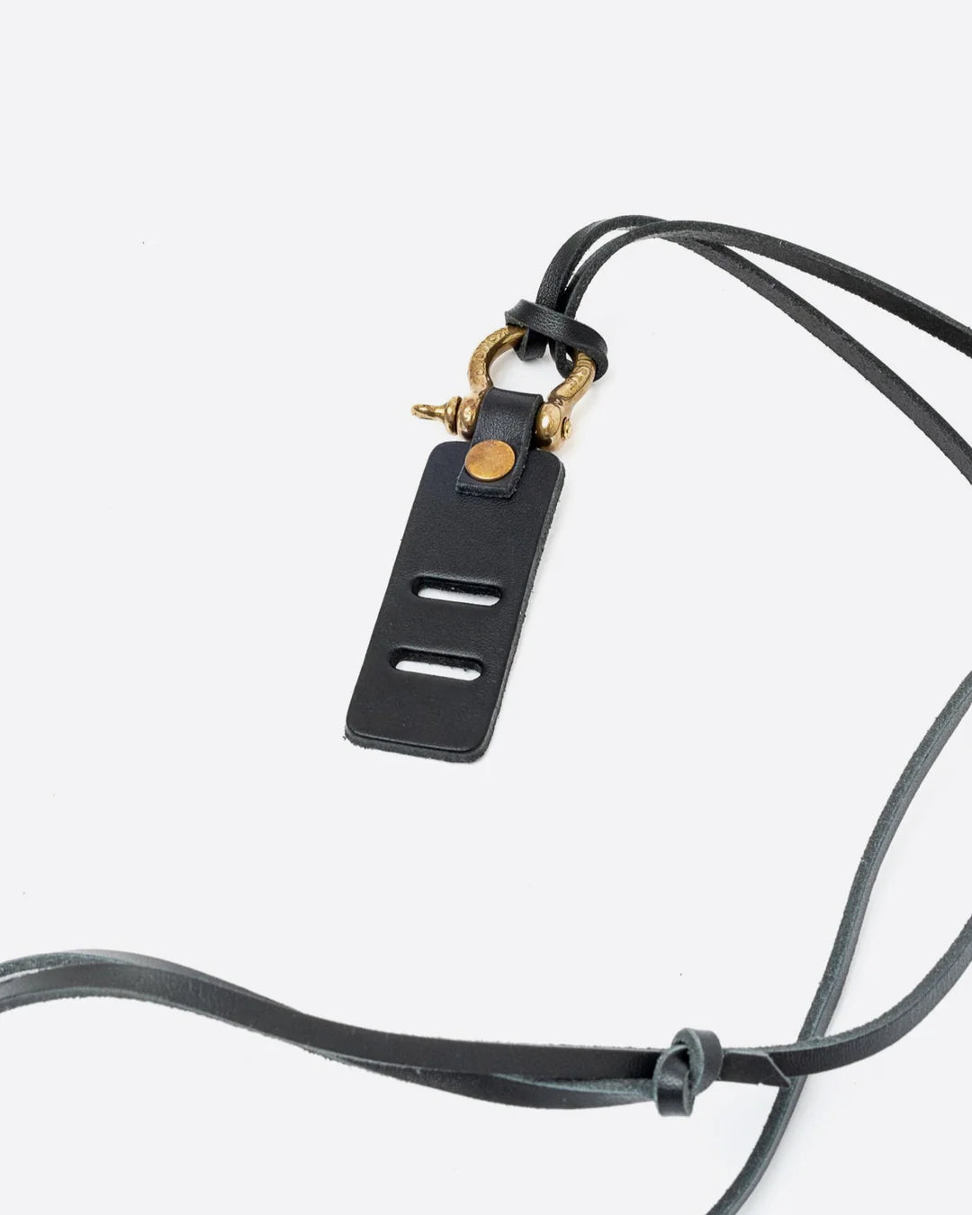 G.o.D. Sunglass Strap Leather Black