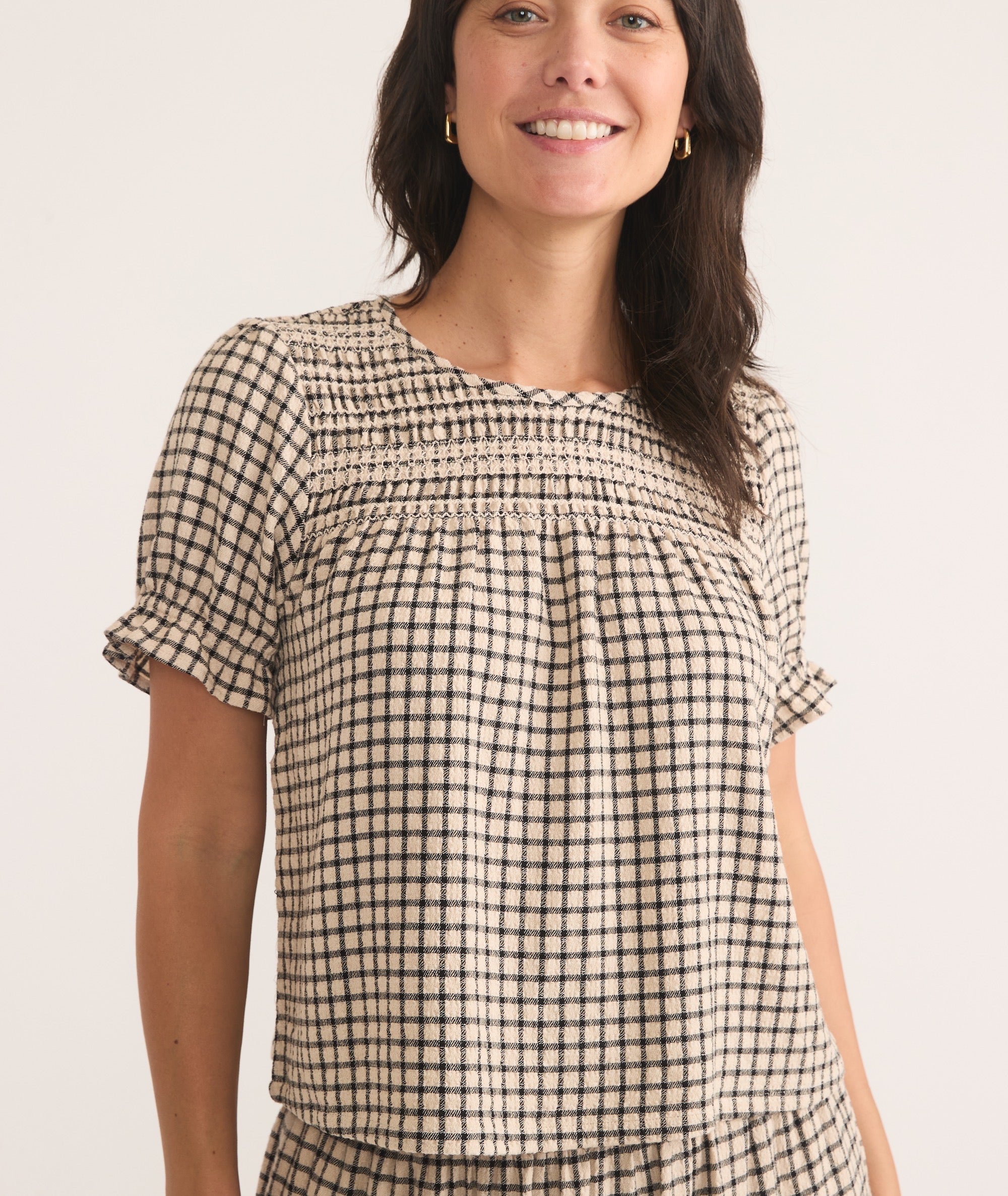 Elena Smocked Top