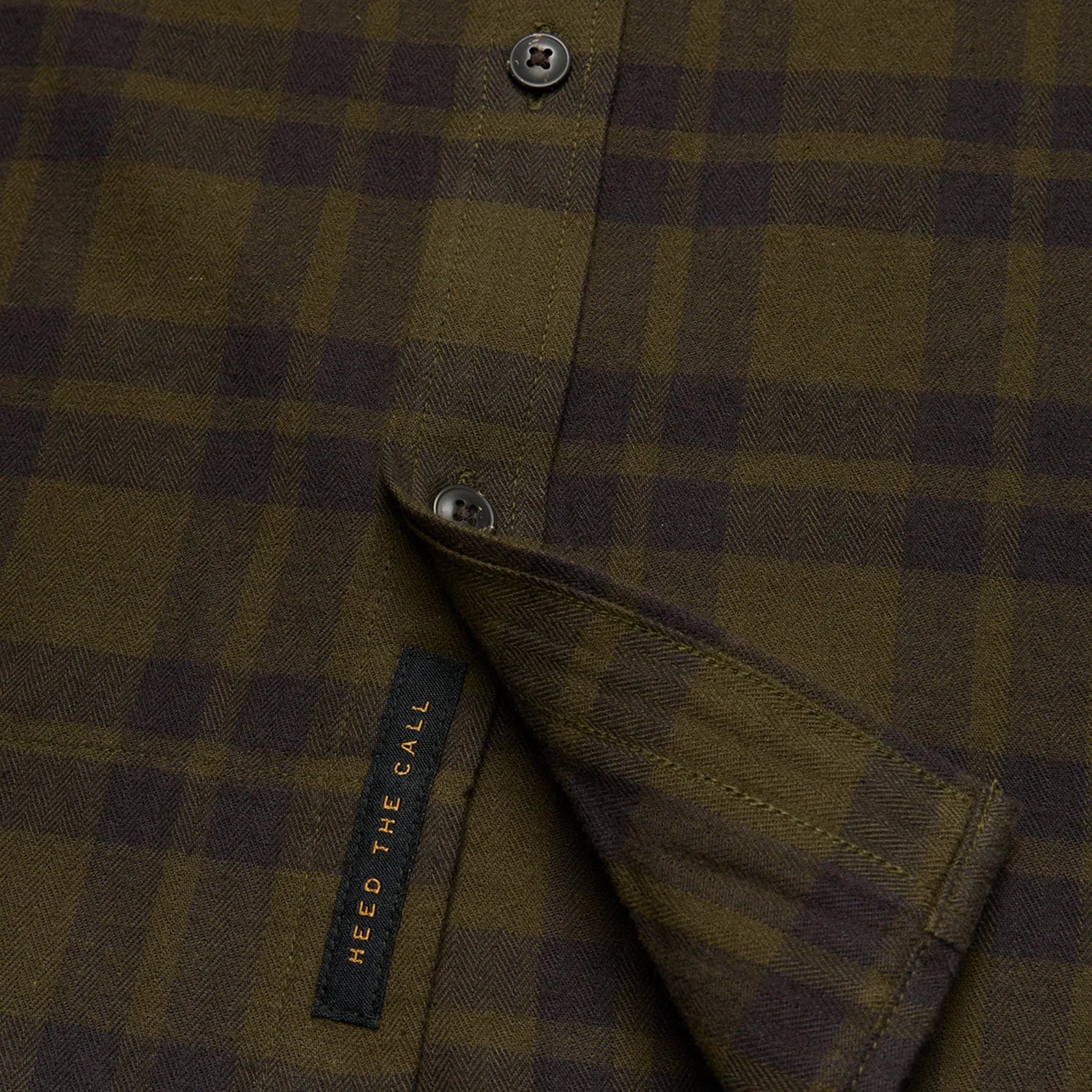 La Grange Lightweight Flannel - Cohen Plaid : Dark Olive