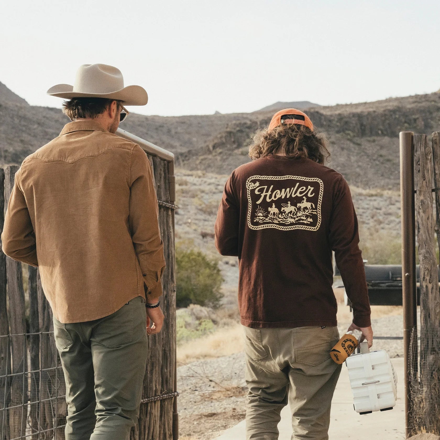 Howler Posse Longsleeve Cotton T-Shirt