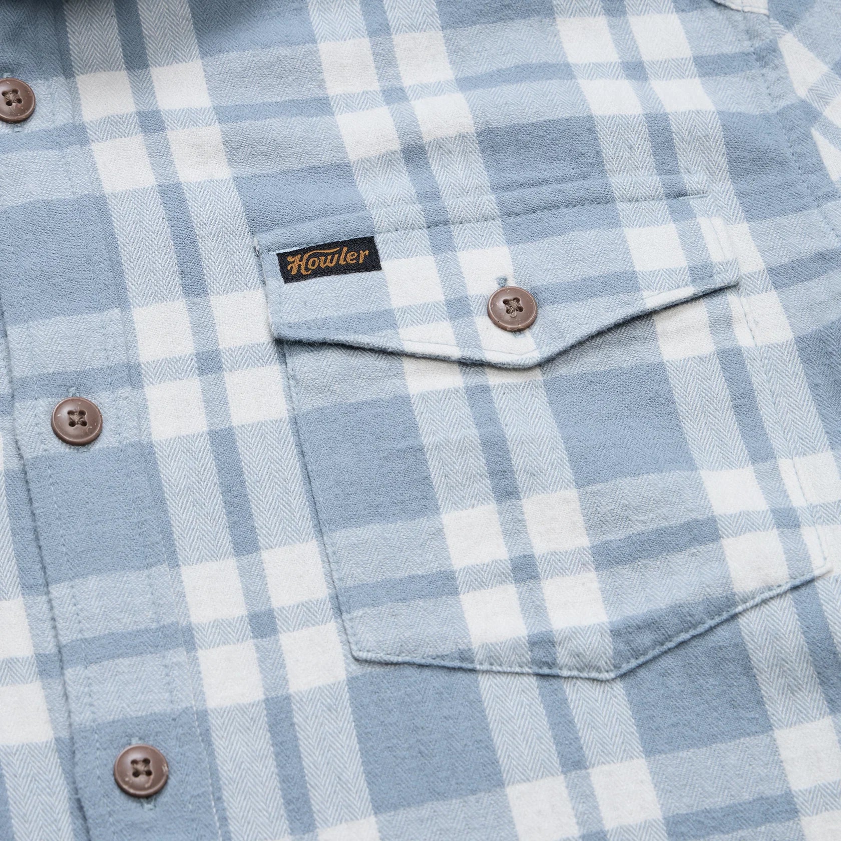 La Grange Lightweight Flannel - Cohen Plaid : Iron Blue