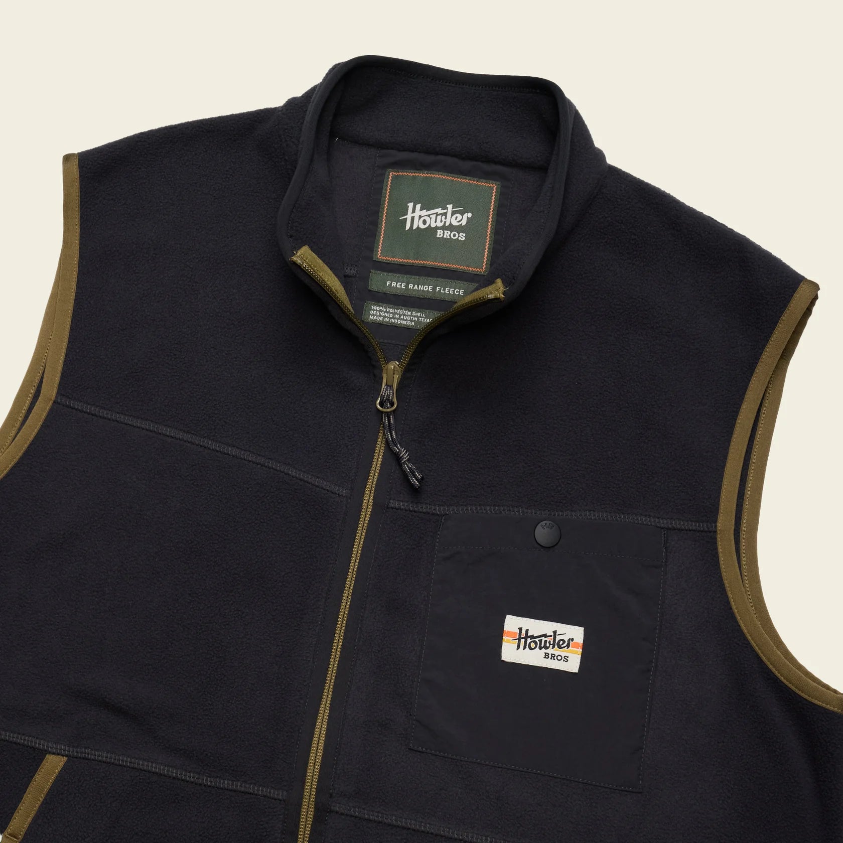 Free Range Fleece Vest - Carbonite