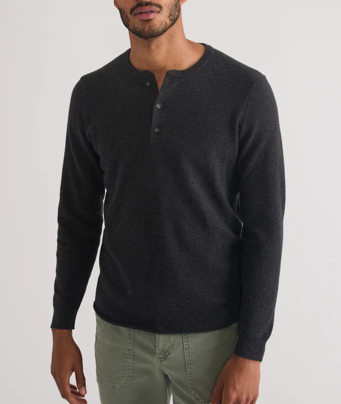 Roadster black henley sweater new arrivals