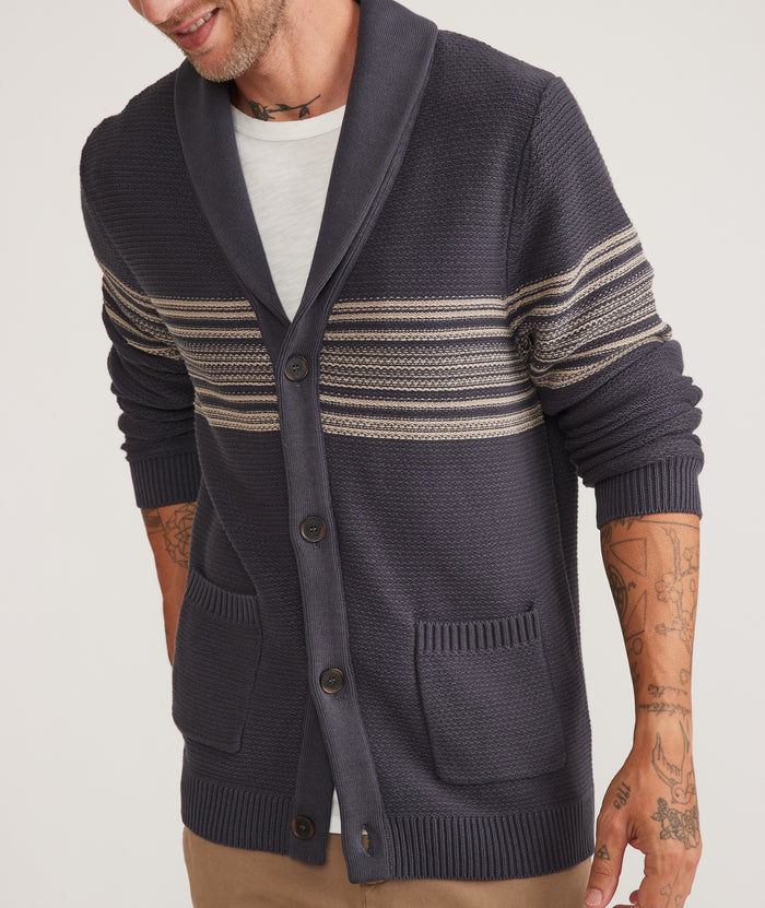 Nate Cardigan in India Ink