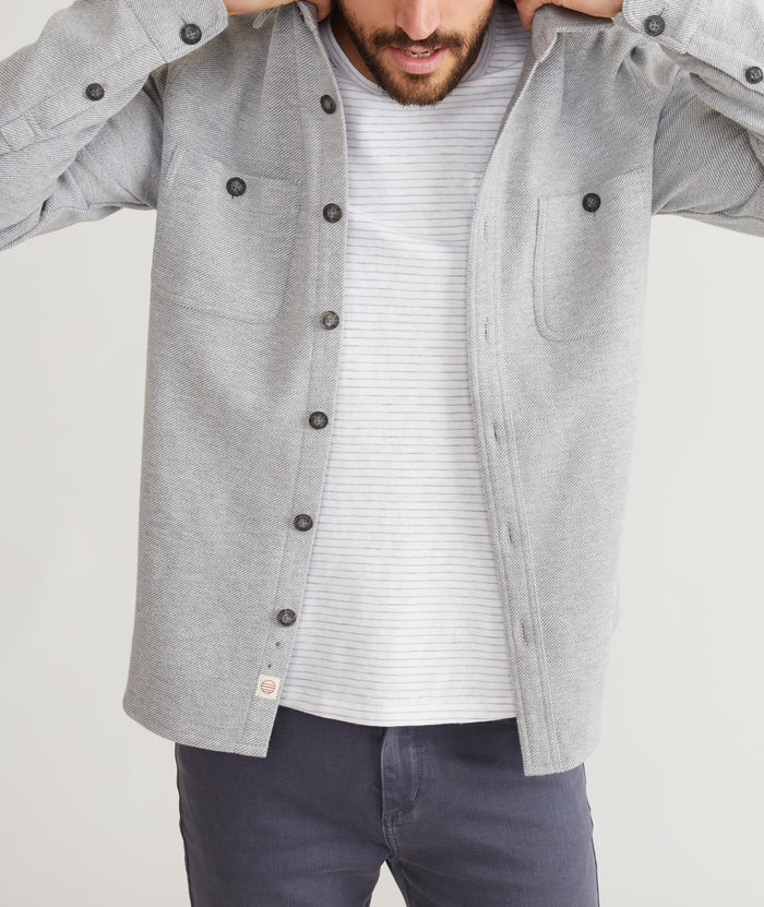 Pacifica Stretch Twill Shirt in Grey