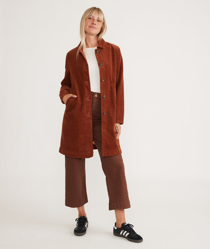 Dancia Corduroy Jacket in Chestnut