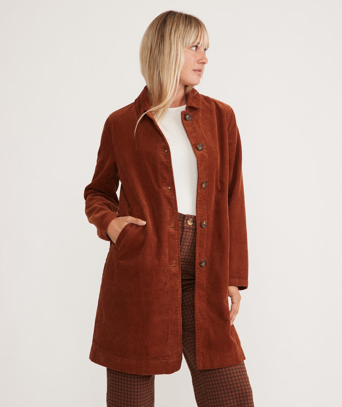 Dancia Corduroy Jacket in Chestnut