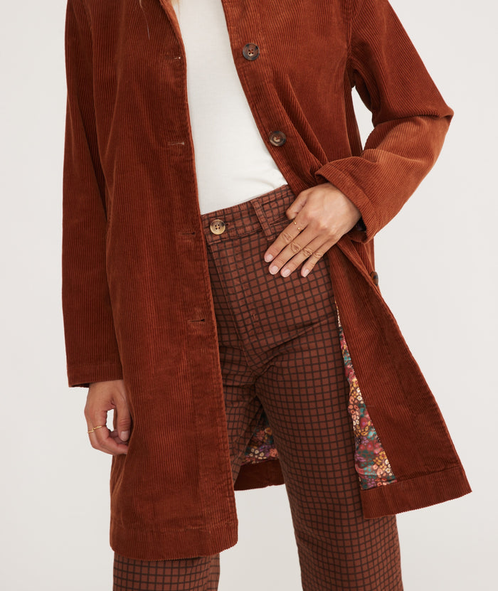 Dancia Corduroy Jacket in Chestnut