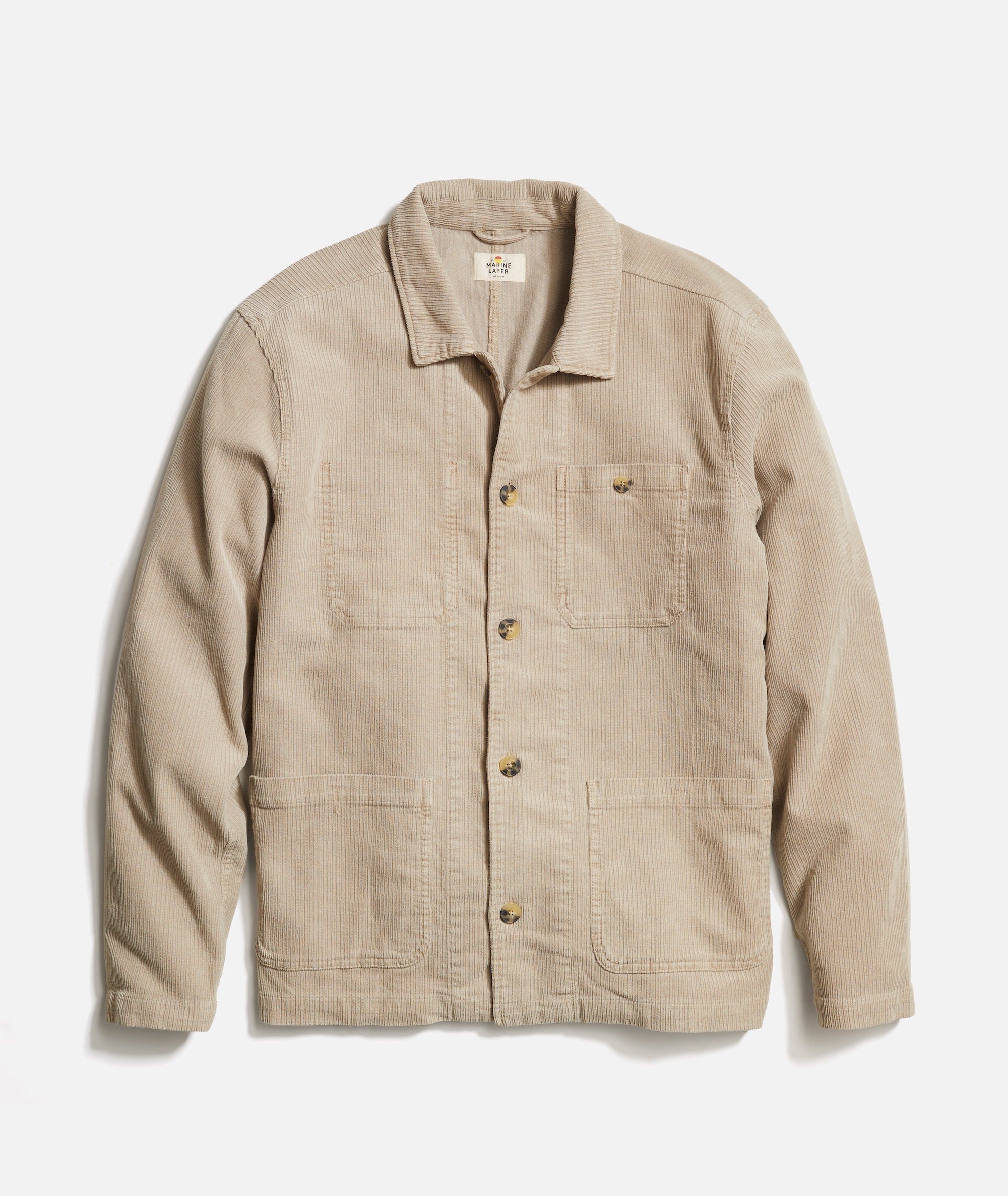 Walker Cord Chore Coat in Vintage Khaki