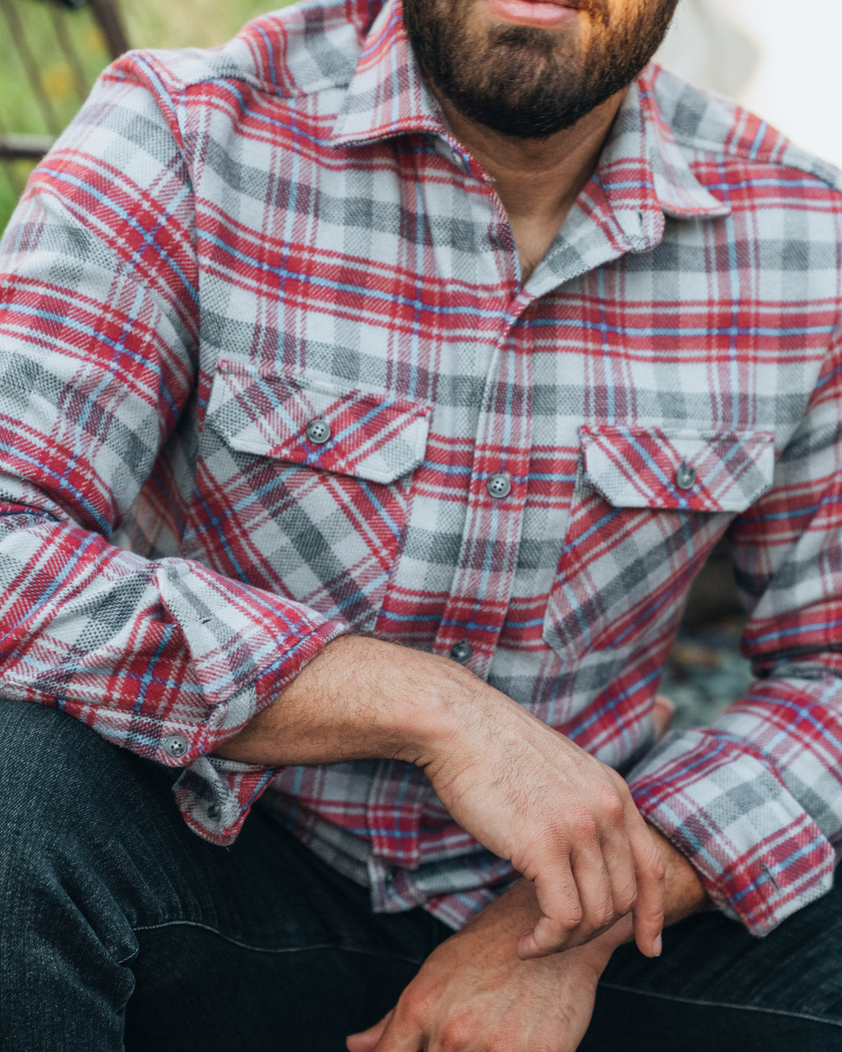 Field Grand Flannel, Sedona Red