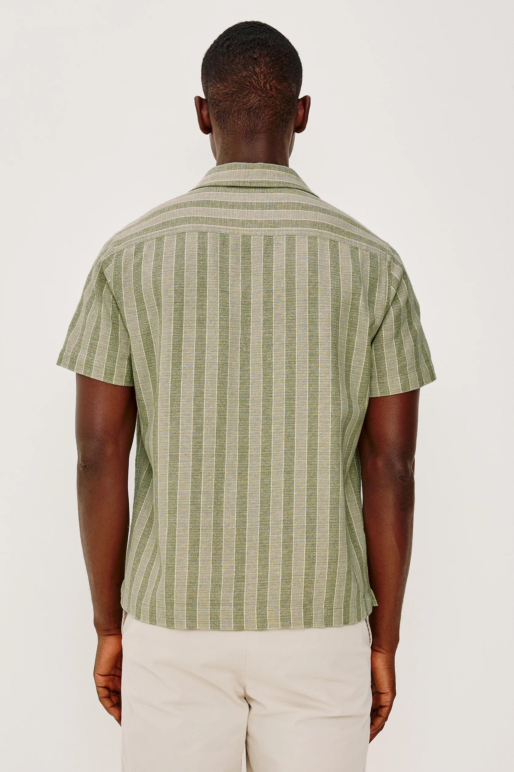 Fielder Shirt - Sage Brush Stripe