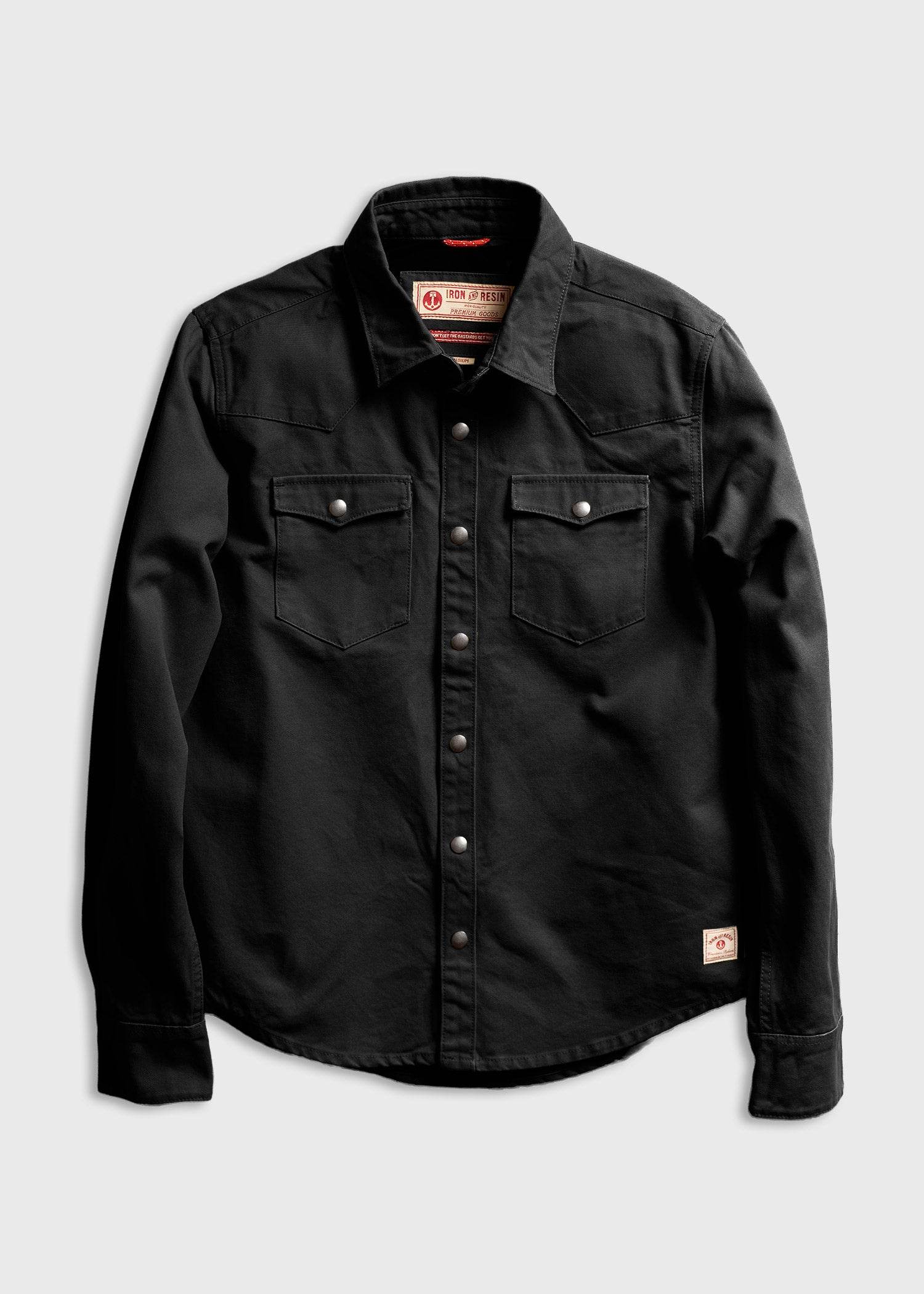 Fenceline Shirt Jacket - Black