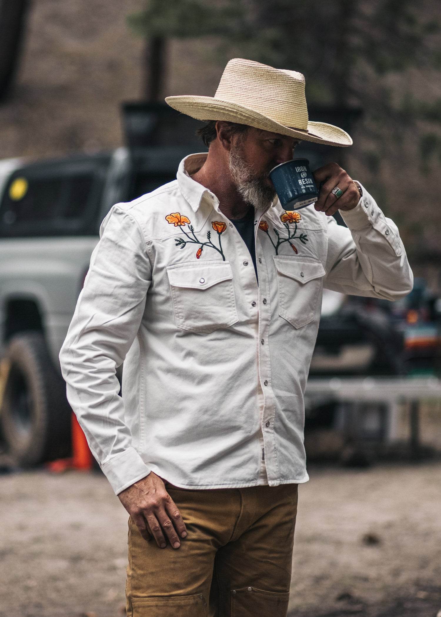 Field Shirt-Vintage White