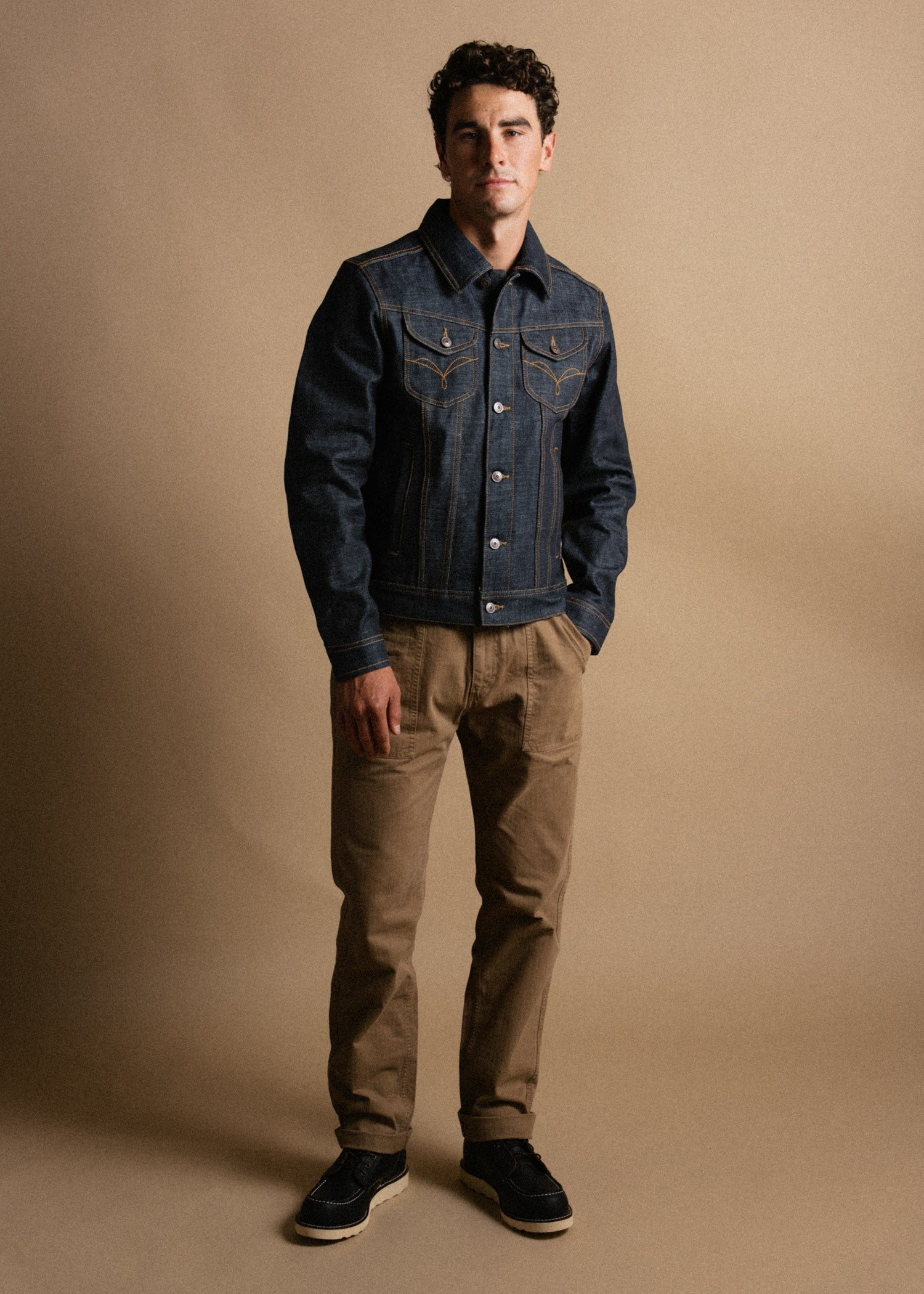 Denim Haymaker Jacket-Dark Wash Selvedge