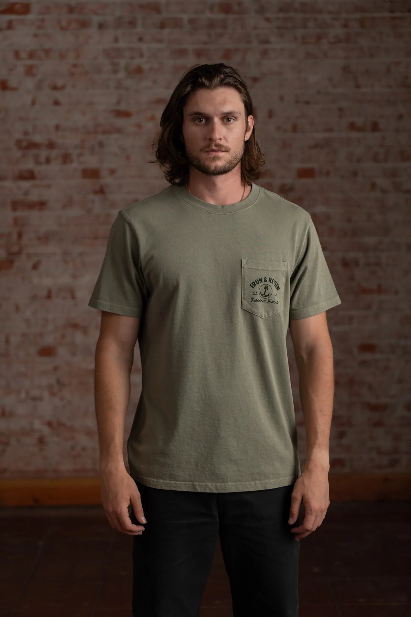 Fortune Favors the Brave Pocket Tee