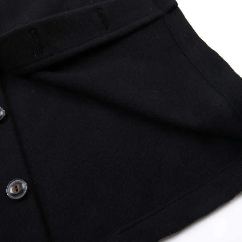 MIDWAY WOOL CPO BLACK
