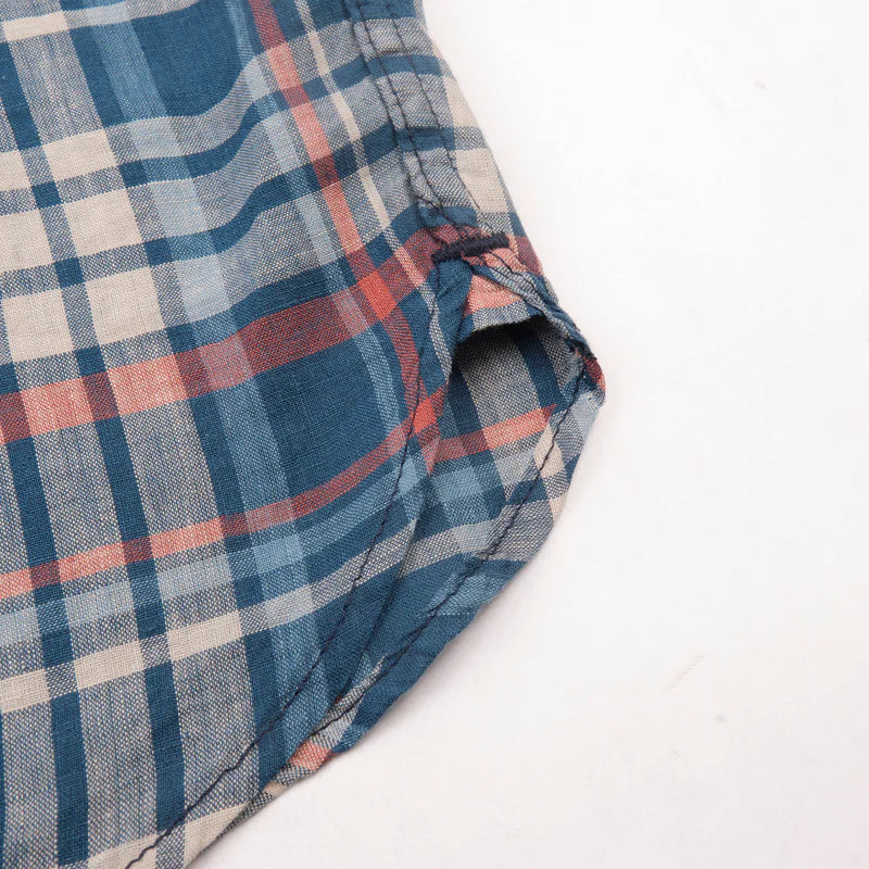 WESTERN SCOUT KINGFISHER BLUE PLAID