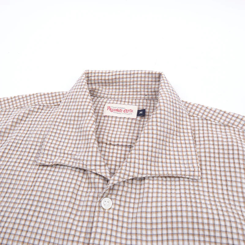 CAYUCOS SEERSUCKER WHITE PLAID