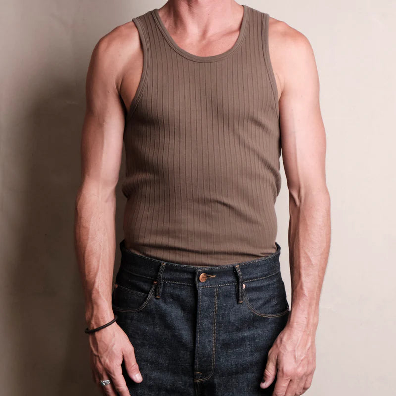 TWO-BIT TANK - OLIVE