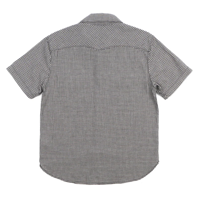 Bodie S/S-Black Gingham
