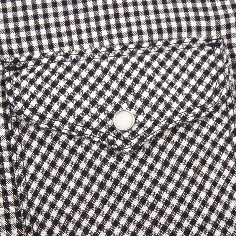 Bodie S/S-Black Gingham