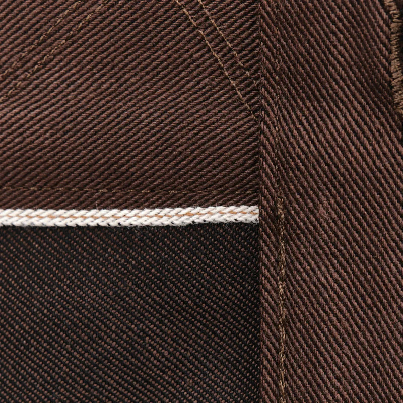 High Low 15 Ounce Dark Brown Denim Jacket