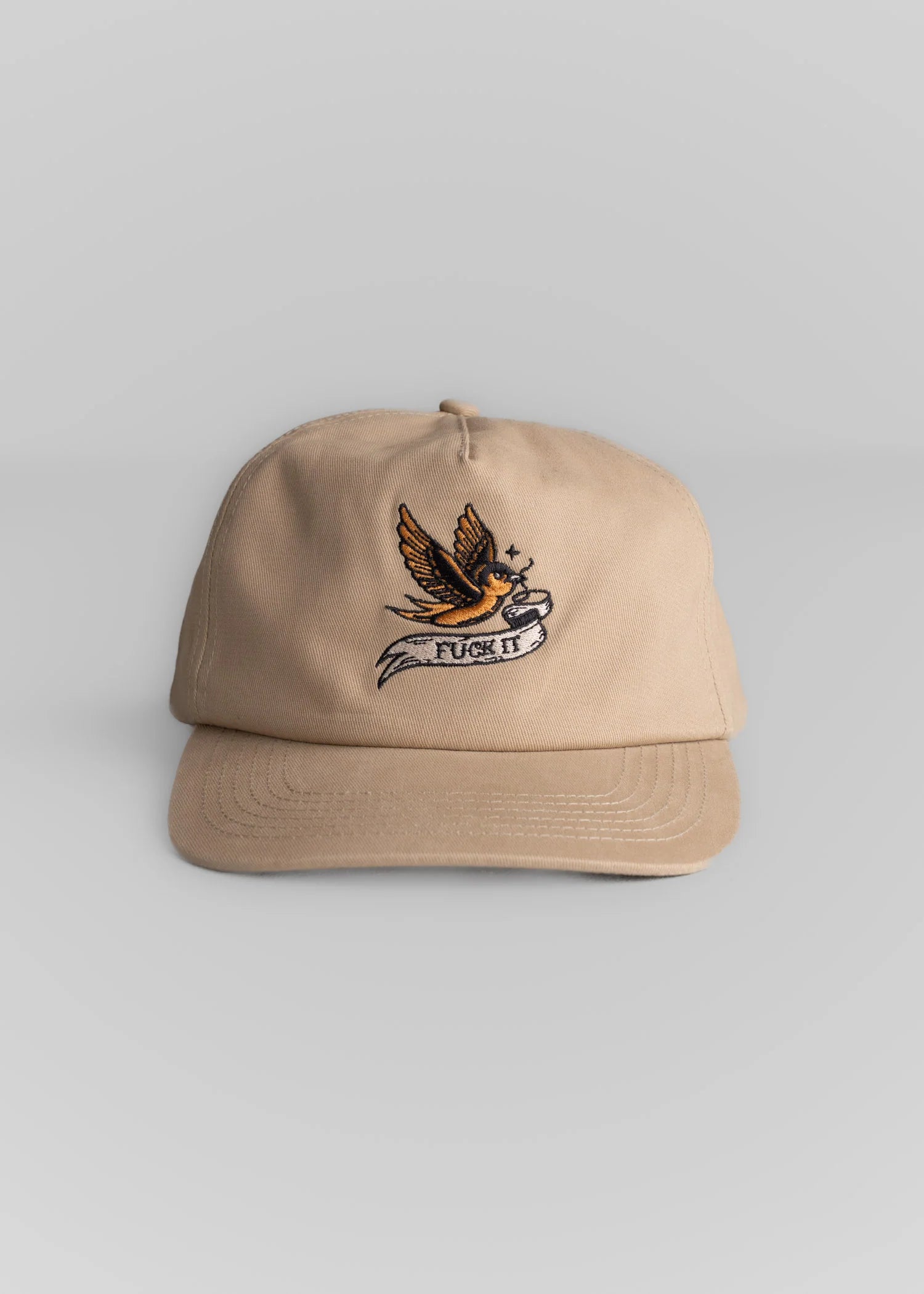 Fuck It Hat-Beige
