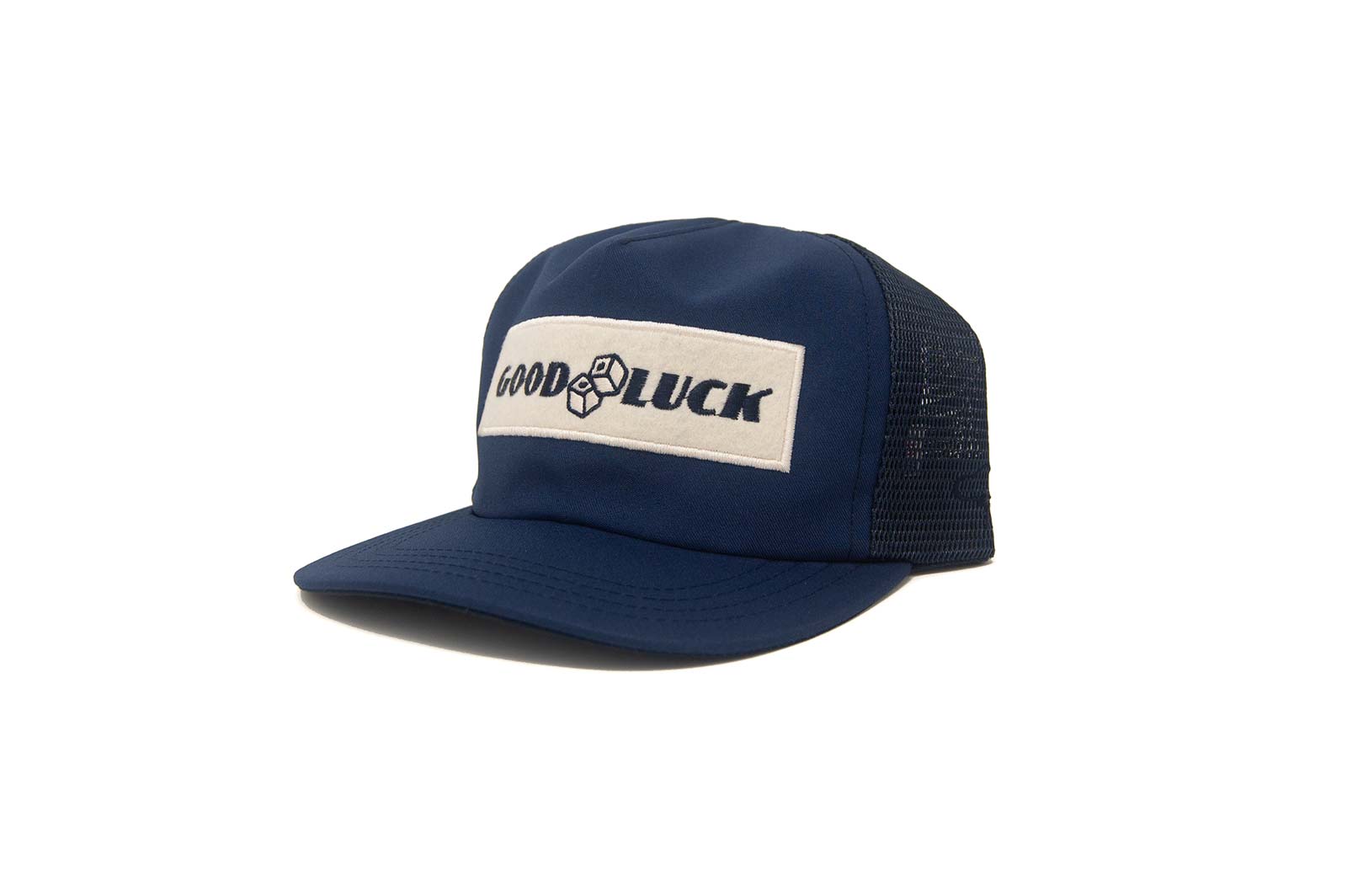GOOD LUCK TRUCKER Snapback - Navy