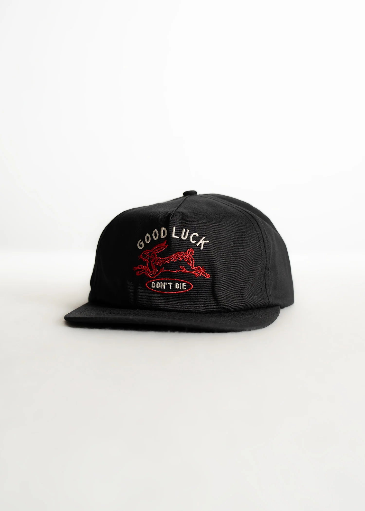 Good Luck Don't Die Hat - Black