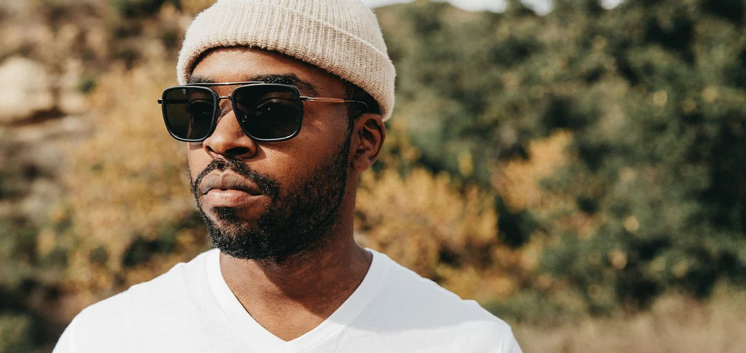 Grant: Matte Black // Walnut - Grey Tint Polarized